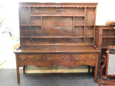 An 18thC oak dresser