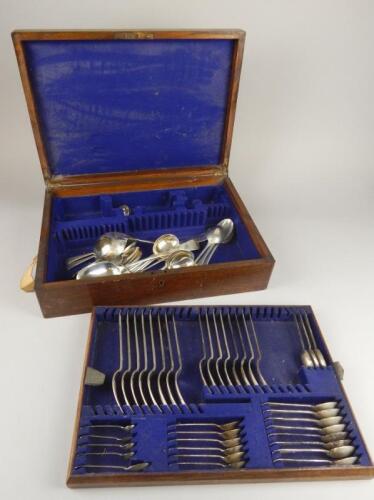 A Victorian part canteen of Old English pattern cutlery