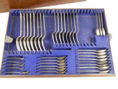 A Victorian part canteen of Old English pattern cutlery - 2