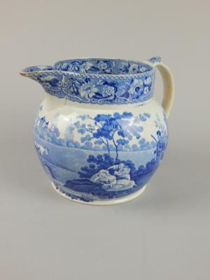 A mid 19thC Staffordshire jug