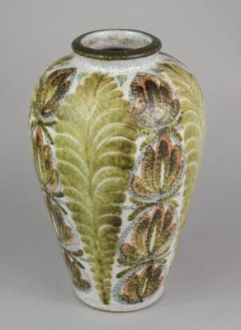 A large Bourne Denby stoneware vase