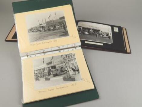 Two albums containing a number of photographs