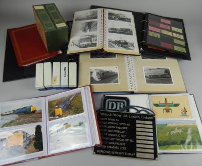 A collection of railway memorabilia