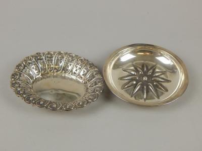 Two items of silver and white metal