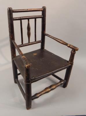 An early to mid 19thC child's armchair