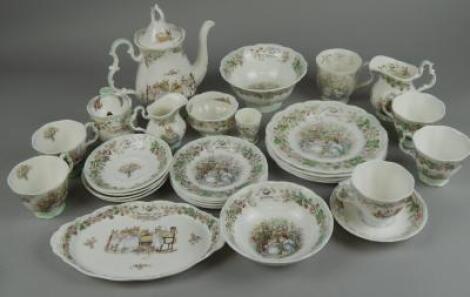 Various items of Royal Doulton Bramley Hedge porcelain