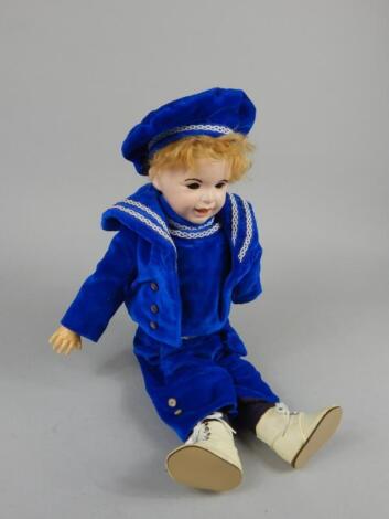 A S F B J Paris bisque headed doll