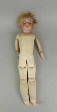 An Armand Marseille Florodora bisque headed doll