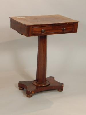 A Victorian mahogany side table