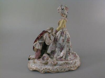 A 19thC Meissen group