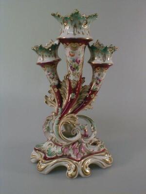A 19thC English porcelain vase