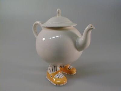 A Carlton ware pottery novelty teapot