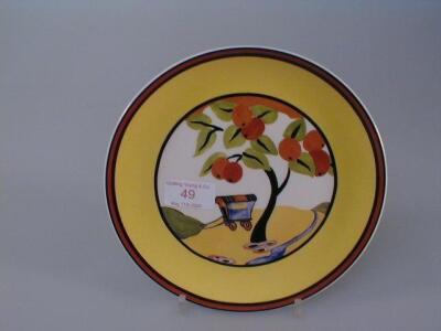 A Wedgwood Collector's Club 'Clarice Cliff Bizarre' plate