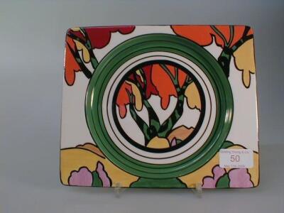 A Wedgwood Collector's Club 'Clarice Cliff Bizarre' plate