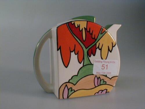 A Wedgwood Collector's Club 'Clarice Cliff Bizarre' teapot