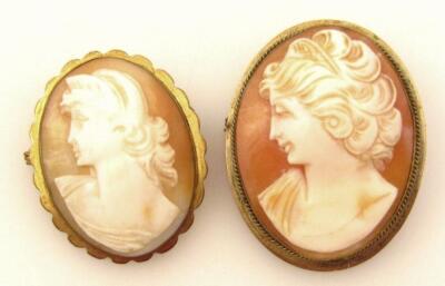 An early 20thC cameo pendant brooch - 2