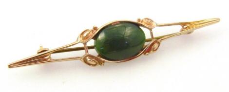 A 20thC bar brooch