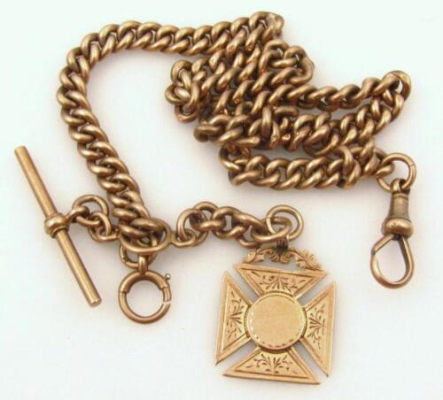 A late Victorian 9ct gold fob