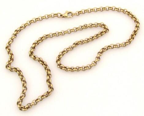 A 9ct longuard chain