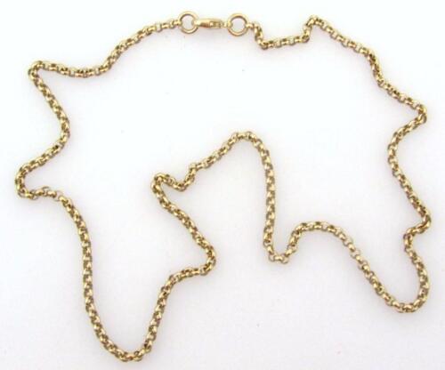 A slender link necklace