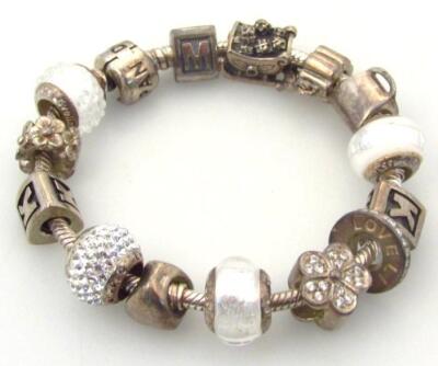 A modern Pandora bracelet