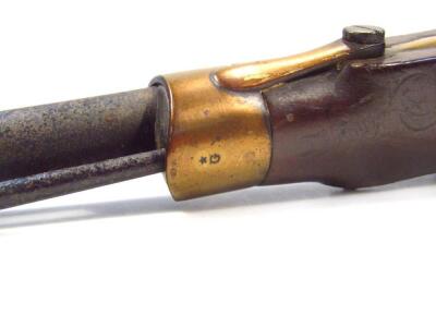 A 19thC percussion pistol - 3