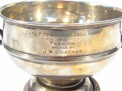 A George V silver Grove Hunt trophy - 2