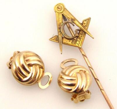 A Masonic stick pin