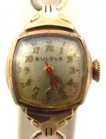 A ladies Bulova cocktail watch