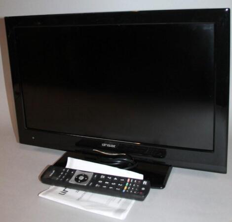 A Linsar 22" colour television