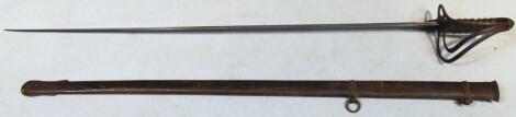 A 19thC J Lyons Of Woolwich officer's sword