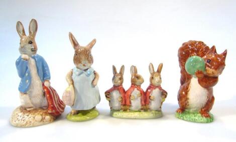 Various Beswick Beatrix Potter figures