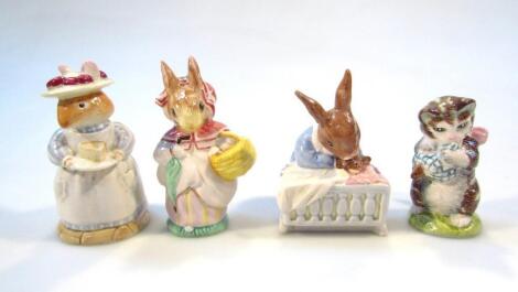 Various Beswick and Royal Doulton Beatrix Potter figures