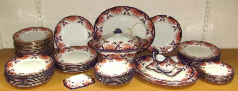 An early 20thC Doulton Burslem part dinner service