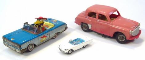 Various tin plate and other die-cast vehicles