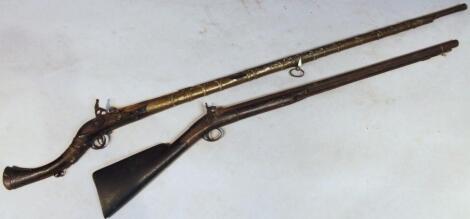 An 18thC style Persian design rifle