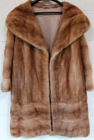 A ladies Schwartz Geneva fur coat