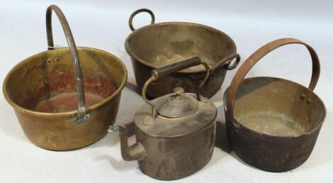 Various brass and metalware