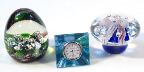 Various paperweights