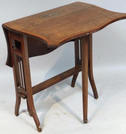 A late 19thC mahogany Sutherland dropleaf table