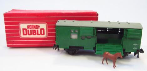 A Hornby Dublo OO-gauge Horse Box