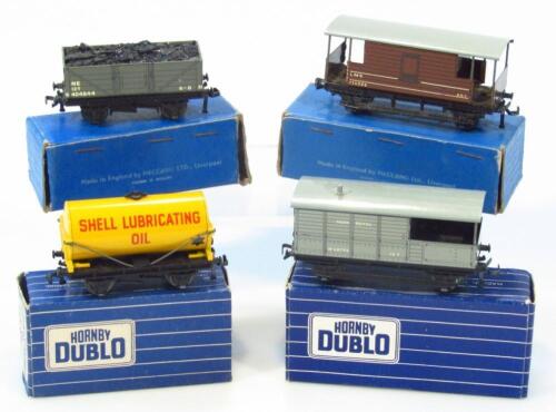 Various Hornby Dublo OO-gauge wagons