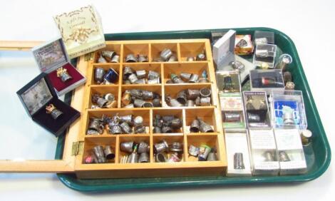 Various collectable thimbles