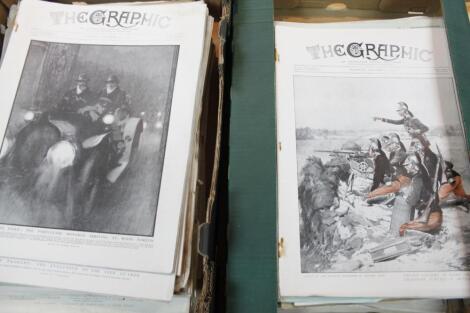 A large quantity of 19thC and other The Graphic newspaper