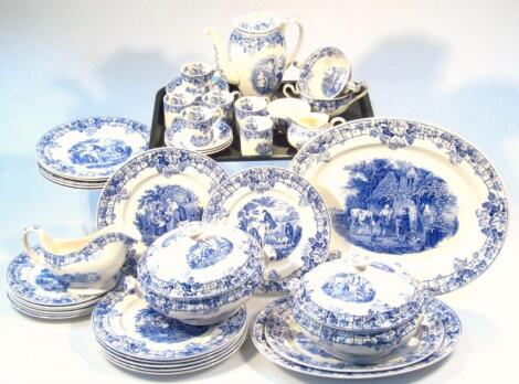 A Copeland Spode Byron pattern part dinner service