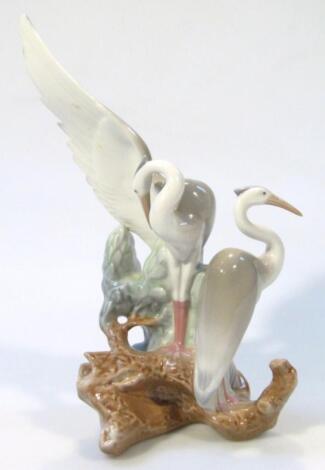 A Nao figure group of storks