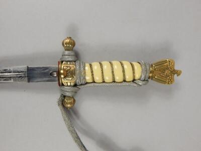 A Third Reich Kriegsmarine Naval Officer's dress dagger - 3