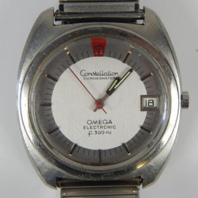 A 20thC gentleman's Omega electronic F300HZ Constellation chronometer