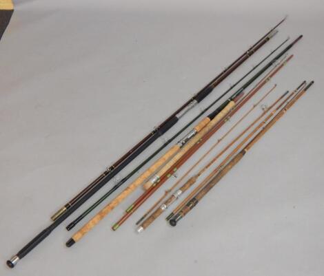 Various fishing rods