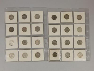 Various silver shillings - 2